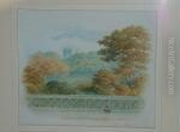 St. Olave's Church Oil Painting by George Fall