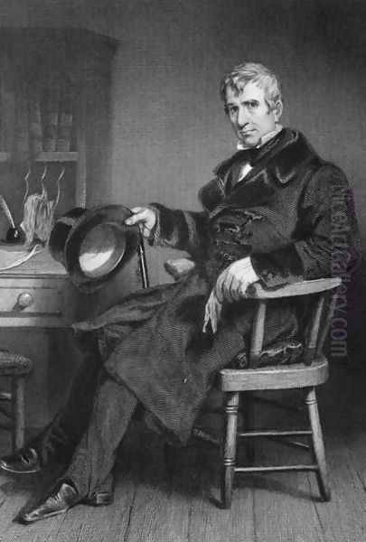 Portrait of William Henry Harrison (1773-1841) Oil Painting by Alonzo Chappel