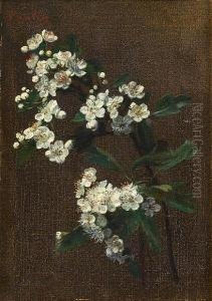 Branche De Pommier Oil Painting by Victoria Dubourg