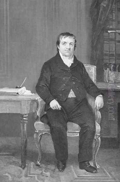 John Jacob Astor (1763-1848) Oil Painting by Alonzo Chappel