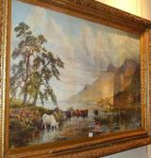 On Loch Shiel, Argyllshire Oil Painting by John Faulkner