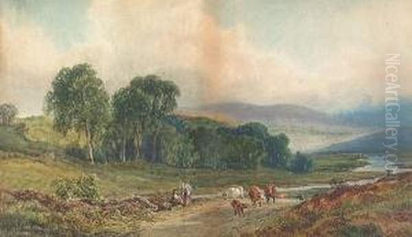 Roxburgshire Oil Painting by John Faulkner