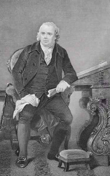 Portrait of Robert Morris (1734-1806) Oil Painting by Alonzo Chappel