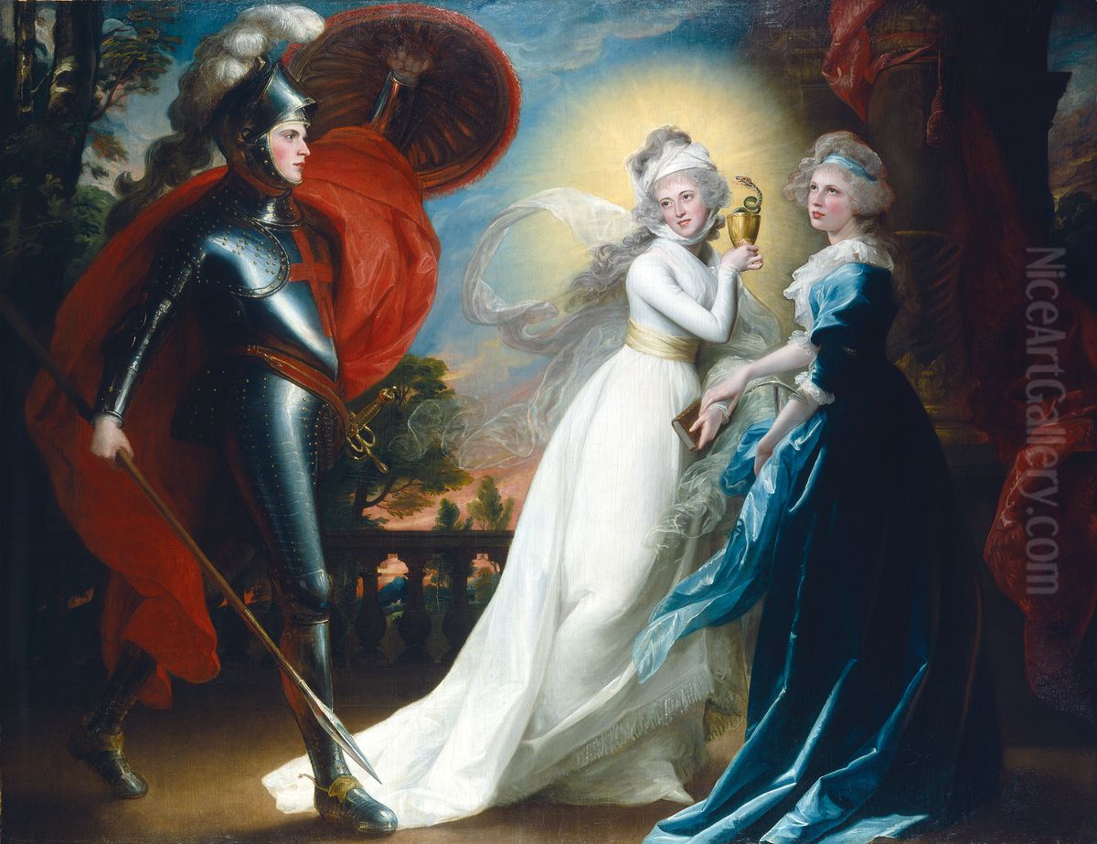 The Red Cross Knight Oil Painting by John Singleton Copley