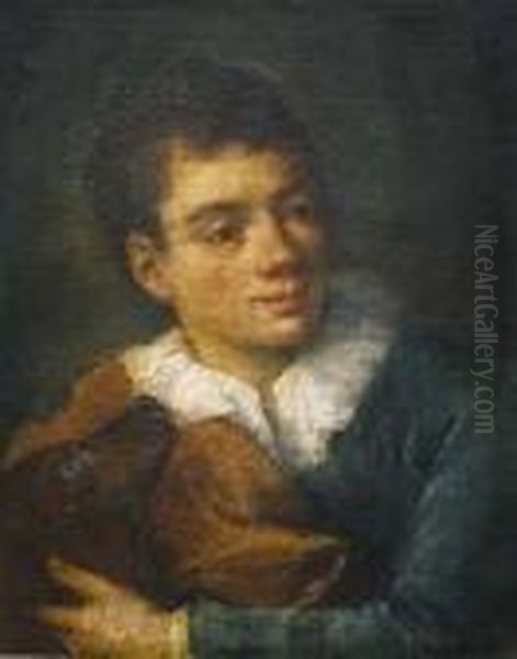 Allegoria Della Fedelta' Oil Painting by Domenico Maggiotto