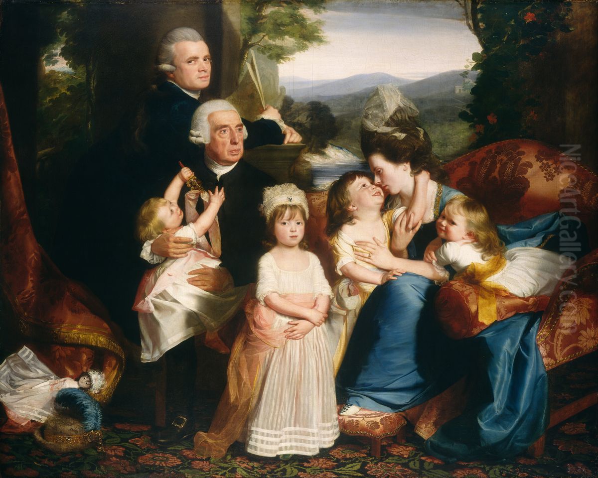The Copley Family Oil Painting by John Singleton Copley