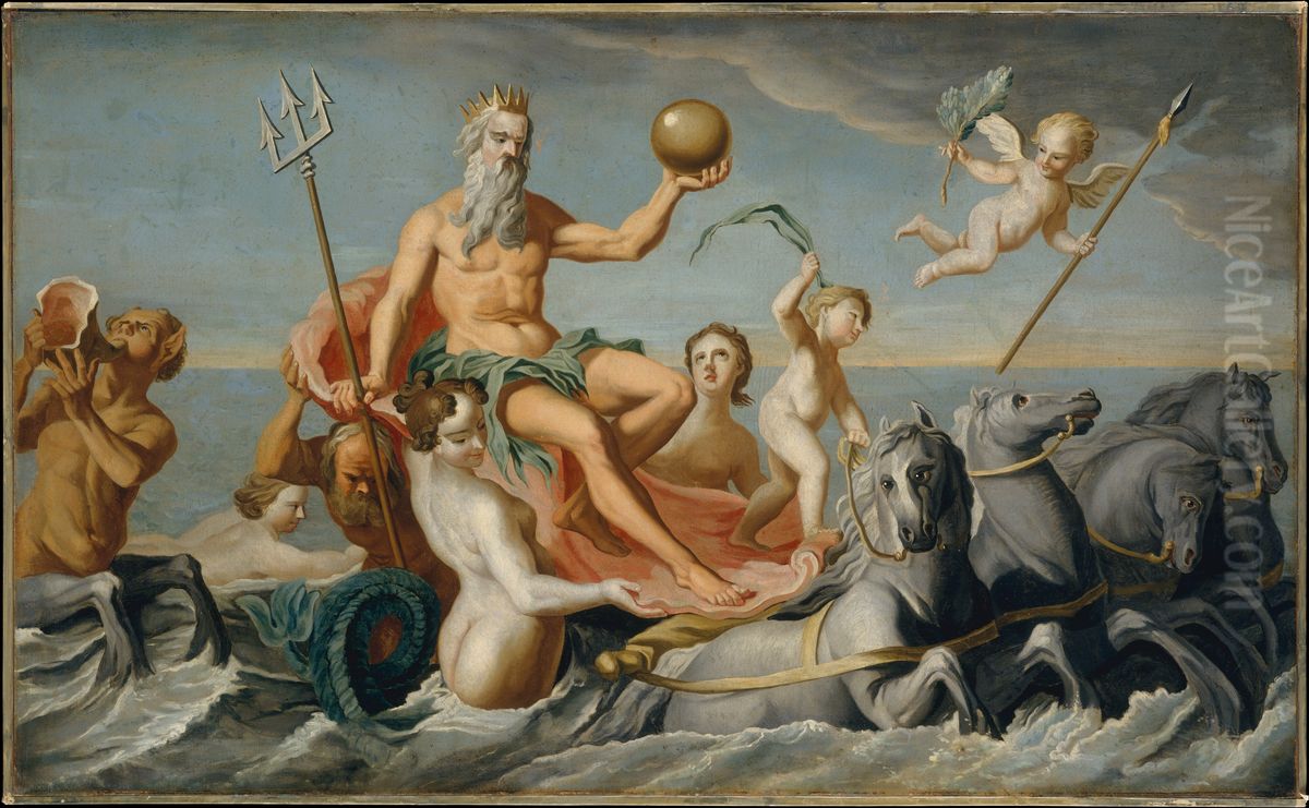 The Return of Neptune Oil Painting by John Singleton Copley