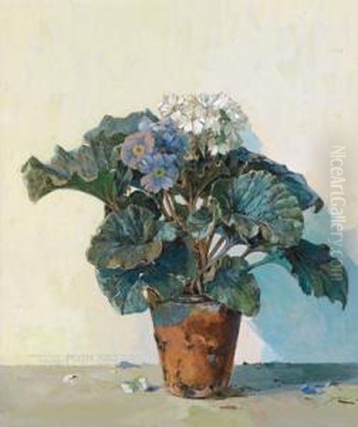 Parmaveilchen Oil Painting by Gustav Feith