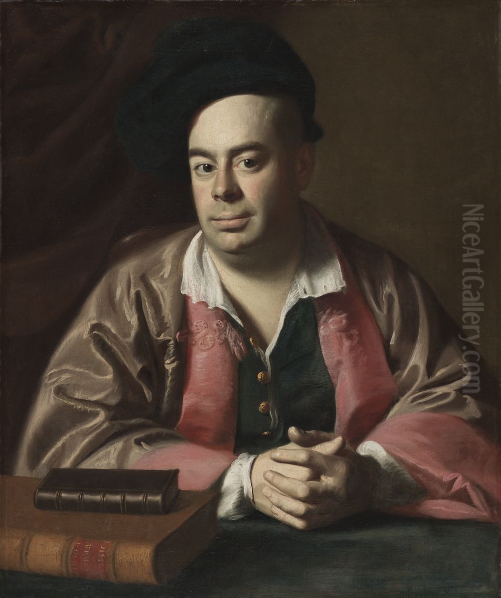 Nathaniel Hurd Oil Painting by John Singleton Copley