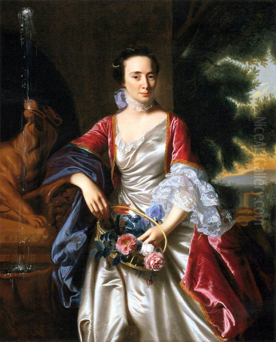 Portrait of Rebecca Boylston Oil Painting by John Singleton Copley