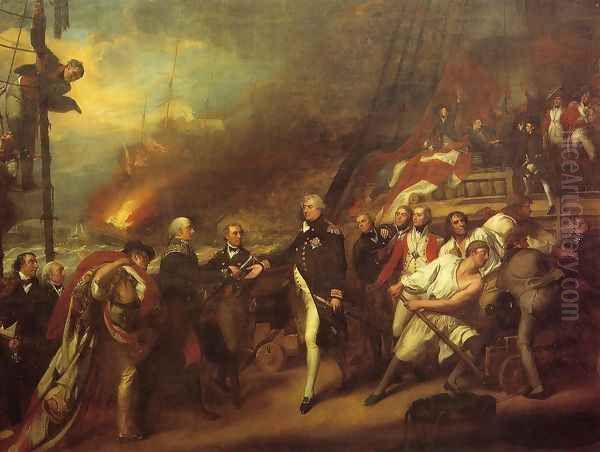 The Victory of Lord Duncan Oil Painting by John Singleton Copley