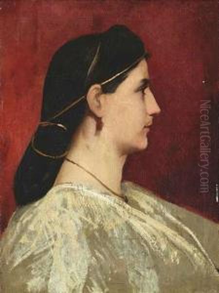 Oil Study Oil Painting by Anselm Friedrich Feuerbach