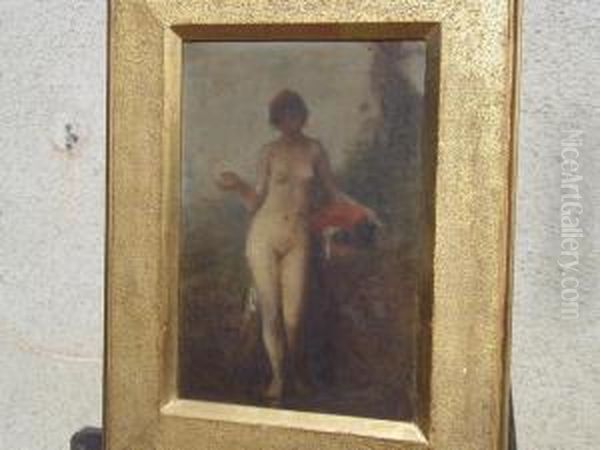 Nu Oil Painting by Francois Nicolas Augustin Feyen-Perrin