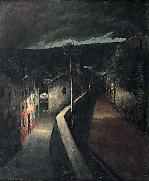 Impressione Notturna Oil Painting by Arturo Finazzer