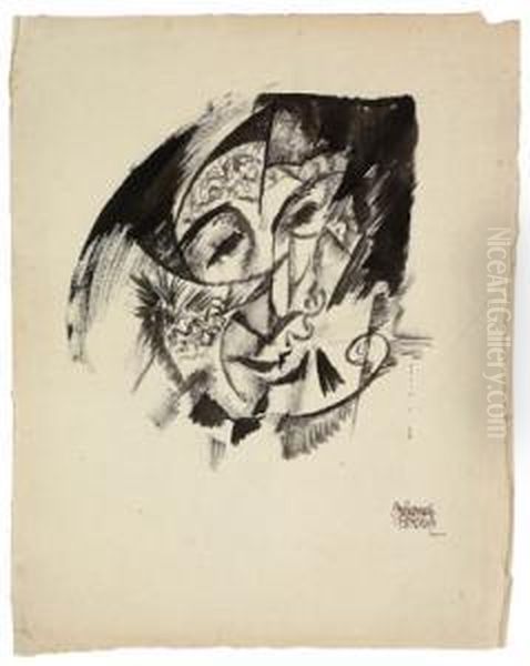 Kopf Oil Painting by Johannes Fischer