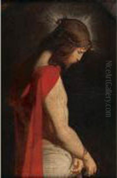 Le Christ Aux Liens Oil Painting by Paul Flandrin