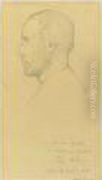 Monsieur Questal Oil Painting by Paul Flandrin