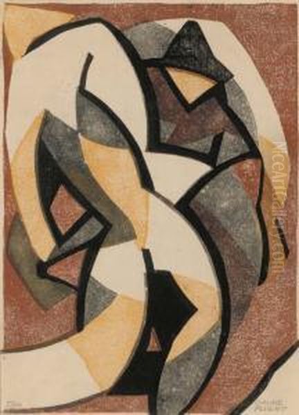 Love On Ice (coppel Cf35) Oil Painting by Claude Flight