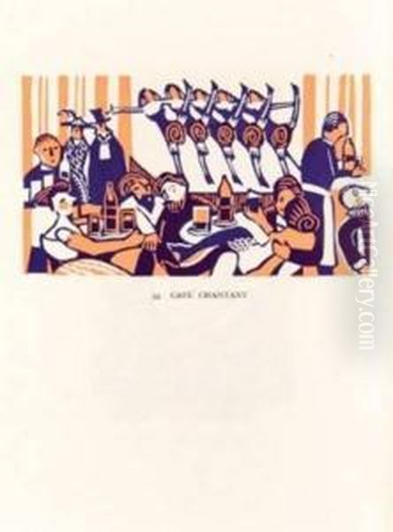 Christmas And Other Freasts Oil Painting by Claude Flight