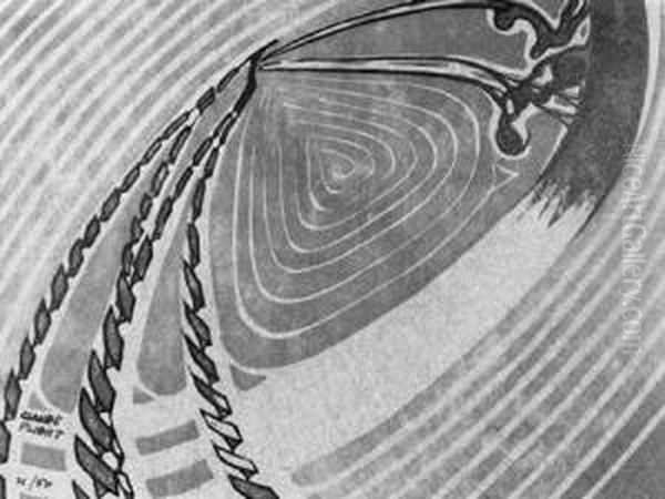 Trapeze Artist Oil Painting by Claude Flight