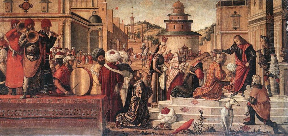 The Baptism of the Selenites Oil Painting by Vittore Carpaccio