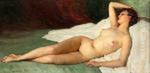Desnudo Femenino Oil Painting by Constantin Font