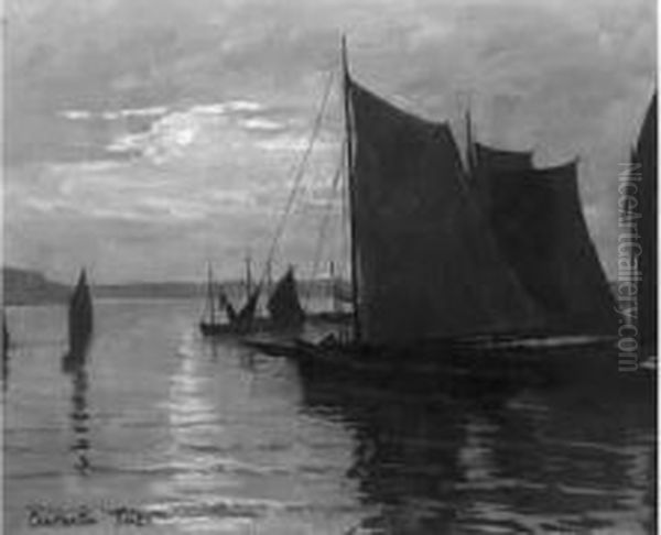 Signe En Bas A Gauche Oil Painting by Constantin Font