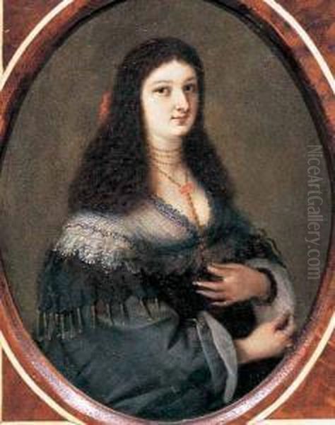 Ritratti Di Gentildonne Oil Painting by Girolamo Forabosco