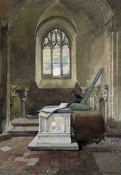Jesus Chapel, Norwich Cathedral, c.1807 Oil Painting by John Sell Cotman