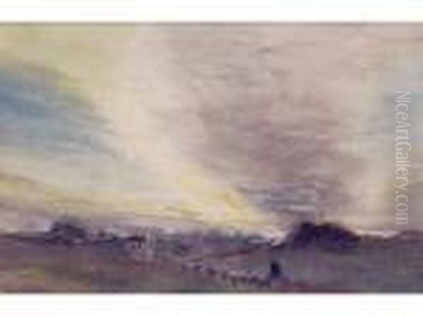 Paysage Anime Oil Painting by Henri Foreau