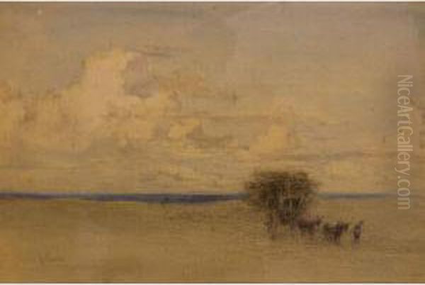 La Charrette Aux Anes Oil Painting by Henri Foreau