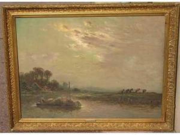 Le Remorquage De La Peniche Oil Painting by Henri Foreau