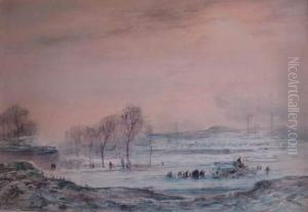 Porte De Chatillon Oil Painting by Henri Foreau