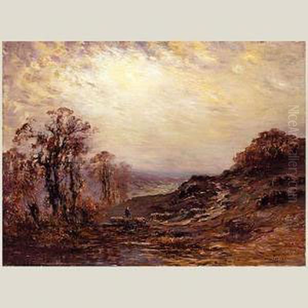 El Rebano Oil Painting by Henri Foreau