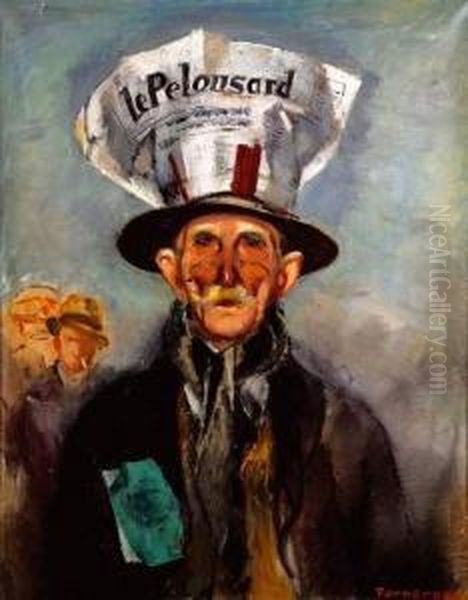 Type De Course, Le Pelousard Oil Painting by Rodolphe Fornerod