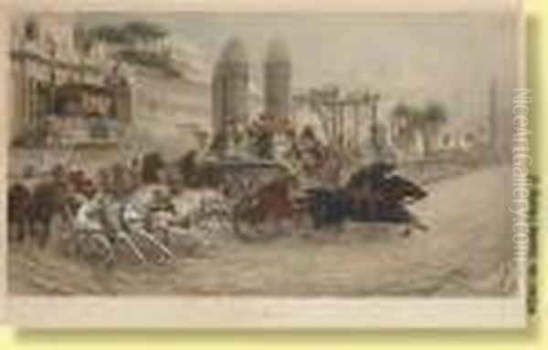 Circus Maximus Oil Painting by Eduardo Forti