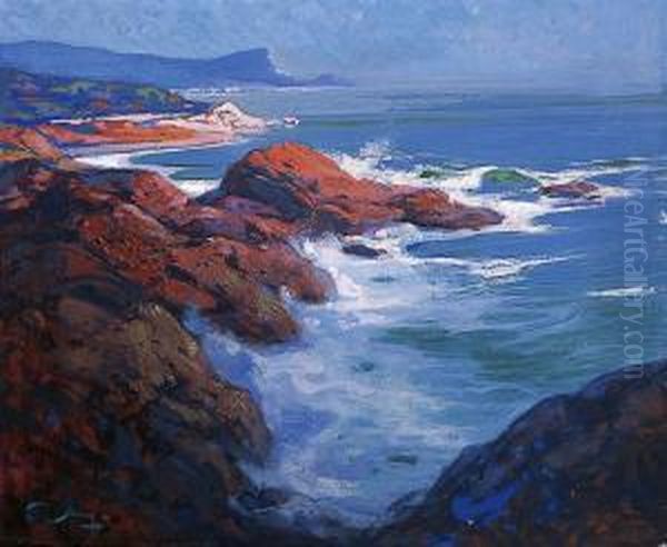 La Cote Rocheuse Oil Painting by Fortuney