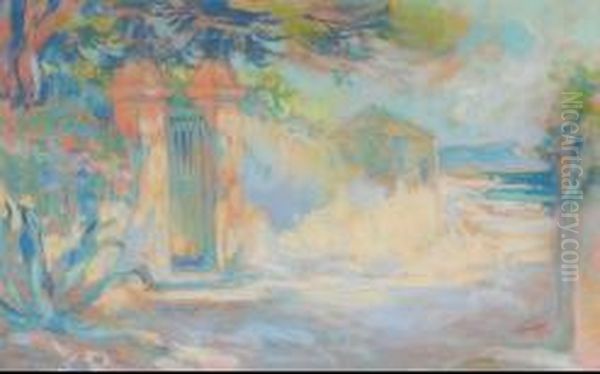 Le Vieux Portail Oil Painting by Fortuney