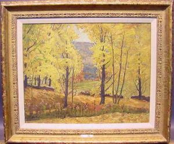 Gilding October Oil Painting by Ben Foster