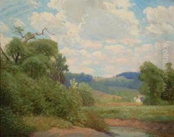 Cloud Shadows Oil Painting by Alexis Fournier