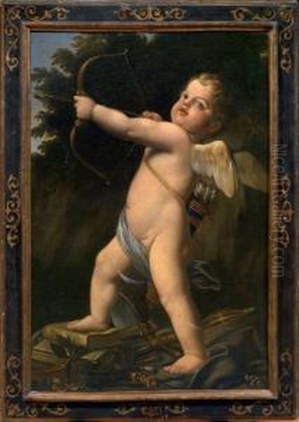 L'amor Vincitore Oil Painting by Marcantonio Franceschini)