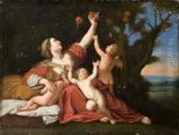 La Carita Oil Painting by Marcantonio Franceschini)