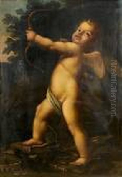 Omnia Vincit Amor Oil Painting by Marcantonio Franceschini)