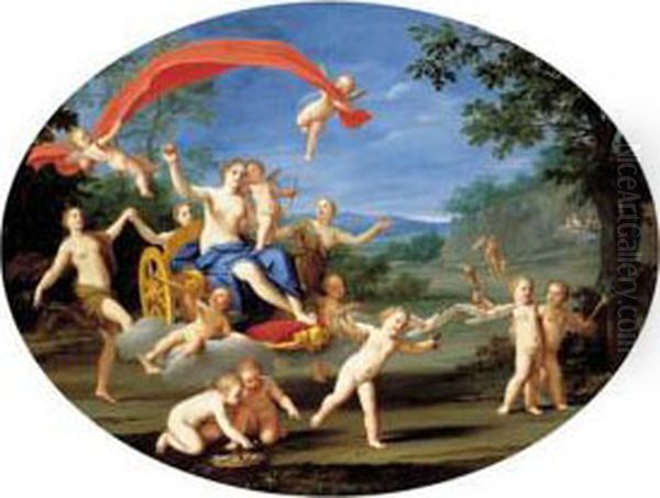 The Triumph Of Venus Oil Painting by Marcantonio Franceschini)