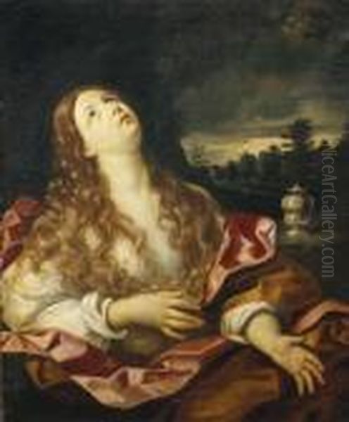 Maria Maddalena Oil Painting by Marcantonio Franceschini)
