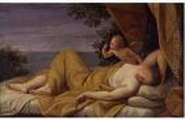 Ariadne In Naxos Oil Painting by Marcantonio Franceschini)