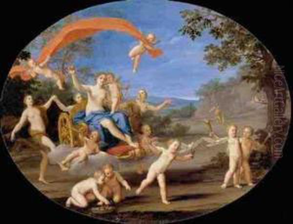 The Triumph Of Venus Oil Painting by Marcantonio Franceschini)