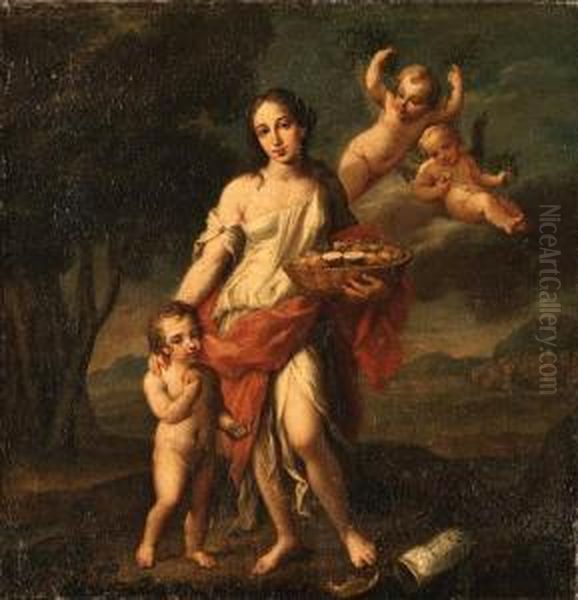 Franceschini, M. Oil Painting by Marcantonio Franceschini)