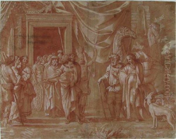 Weis Gehoht Oil Painting by Franzosisch