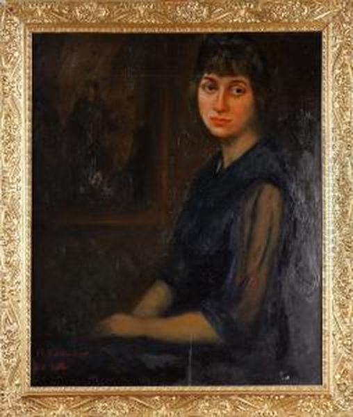 Figge Oil Painting by Carl Einar, Figge Fredriksson